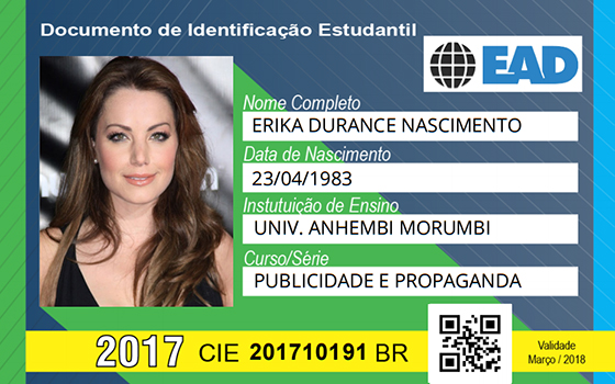 Carteirinha de Estudante - 